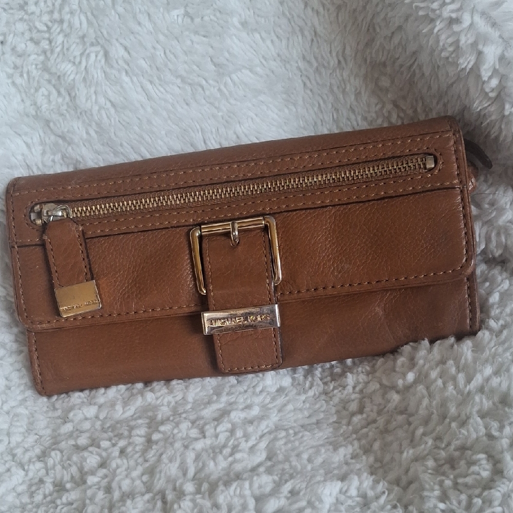 Michael Kors Brown Leather Wallet